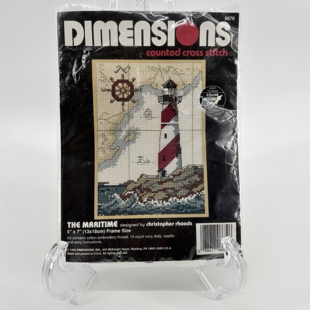Dimensions Counted Cross Stitch Kit‎  6679 The Maritime 5"x7" New In Package